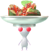 A White Korean Restaurant Decor Pikmin with Kimchi decor from Pikmin Bloom.