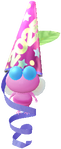 A Winged Special Decor Pikmin with Party Popper 2025 decor from Pikmin Bloom.