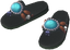 "Beaded Sandals (Black)" Mii shoe part in Pikmin Bloom.