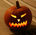 A jack-o-lantern from the real world.