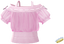 "Off-Shoulder Blouse (Pink)" Mii top part in Pikmin Bloom.