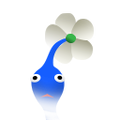 The icon for a Blue Pikmin in the flower stage in the Nintendo Switch version of Pikmin 1.