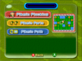 The mini-game selection screen in English.