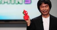 A picture of Miyamoto at E3 2013.