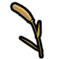 The Piklopedia icon of the Foxtail in the Nintendo Switch version of Pikmin 2.