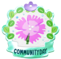 Dianthus Flower Badge for the Community Day held on September 16th and September 17th, 2023