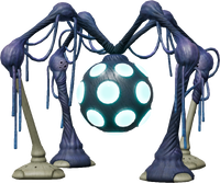 A render of the Groovy Long Legs from Pikmin 4.