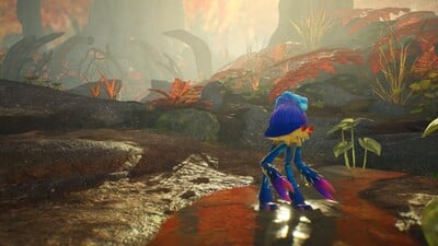 The third shot of the Primordial Thicket's introduction cutscene.