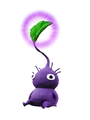 An idle Purple Pikmin.