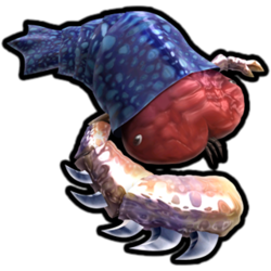 The Piklopedia icon for the Segmented Crawbster in the Nintendo Switch version of Pikmin 2.
