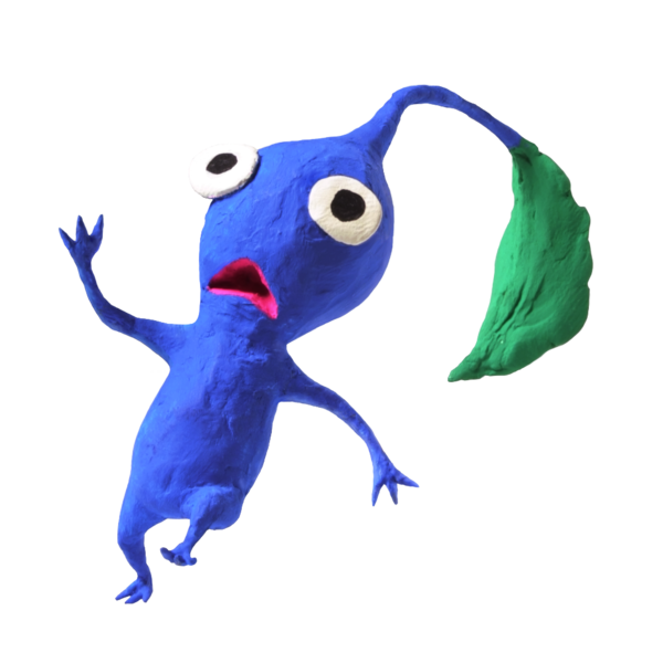 File:Blue Pikmin Clay Art.png