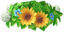 "Flower Crown (Sunflower)" Mii head item part in Pikmin Bloom.