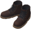 "Mountain Boots (Dark Brown)" Mii shoes part in Pikmin Bloom. Original filename is icon_of0081_Sho_MountainBoots1_c00.