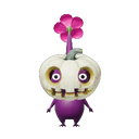 Icon for the Tricksy Purple Pikmin, from Pikmin 4's Decopedia.