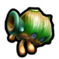 The Piklopedia icon of the Armored Cannon Beetle Larva in the Nintendo Switch version of Pikmin 2.