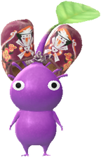 Klompen Keychain Purple Pikmin