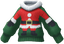 "Ugly Sweater (I Am Santa)" Mii outerwear part in Pikmin Bloom.