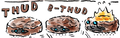 Scorchcakes being used to play reversi as seen in the "Leafling Leisure" comic.
