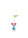 animation of the white pikmin blue sticker decor