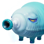 Icon for the Blizzarding Blowhog, from Pikmin 4&#39;s Piklopedia.