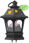 A Rock Special Decor Pikmin with Halloween Light decor from Pikmin Bloom.