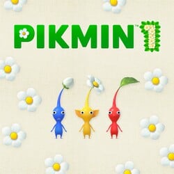 Square key art for Pikmin 1 (Nintendo Switch).