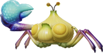 Render of a Aristocrab Offspring from the Pikmin Garden website.