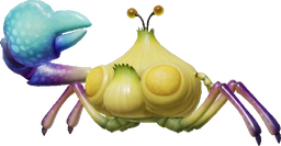 Render of a Aristocrab Offspring from the Pikmin Garden website.