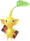 A Yellow Appliances Store Decor Pikmin with Battery decor from Pikmin Bloom.