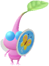 Special Winged Decor Pikmin with a spring inspired sticker. The sticker features a Butterfly.