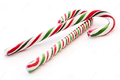 Real life image of similar style candy canes.