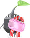 A Rock Special Decor Pikmin with Valentine Sticker decor from Pikmin Bloom.