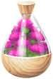 A full jar of red thistle petals from Pikmin Bloom.