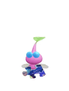 An animation of a Winged Pikmin with a Puzzle: 2021 Fall Memories from Pikmin Bloom