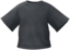 "Oversized T-shirt (Black)" Mii top part in Pikmin Bloom. Original filename is icon_of0128_Shi_TStandard1_c12.