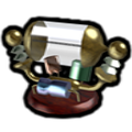 The Treasure Hoard icon of the Shock Therapist in the Nintendo Switch version of Pikmin 2.