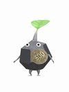animation of the rock pikmin coin decor