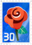 An event postcard in Pikmin Bloom, for Father's Day 2022.