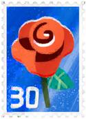 An event postcard in Pikmin Bloom, for Father's Day 2022.