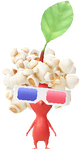 A Red Movie Theater Decor Pikmin with Popcorn Snack decor from Pikmin Bloom.