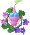 A Winged Special Decor Pikmin with Flower Crown decor from Pikmin Bloom.