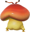 Render of a Puffstool from Pikmin 4.