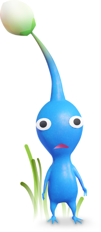 Pikmin Bloom Blue Pikmin In Grass.png