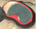 A pair of diving goggles in the Forgotten Cove.