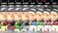 All of Olimar and Alph's alternate costumes about to enter battle.