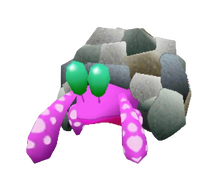 An unused variant in Hey! Pikmin, the Syakomodoki. It is a variant of the Crammed Wraith.