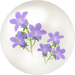 Blue bellflower nectar from Pikmin Bloom.