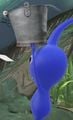 A Blue Pikmin holding a bucket in Treasure in a Bottle (Pikmin Short Movies).