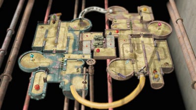 Variation C of the Rusted Labyrinth map.