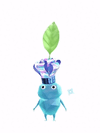An animation of a Ice Pikmin with a Chef Hat (Rare) from Pikmin Bloom.